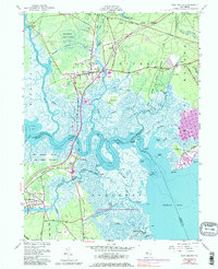 New Gretna 1951 topographic map thumbnail