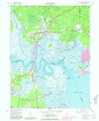 New Gretna 1951 topographic map thumbnail