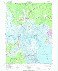 New Gretna 1951 topographic map thumbnail