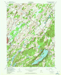 Newton East 1954 topographic map thumbnail
