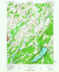 Newton East 1954 topographic map thumbnail