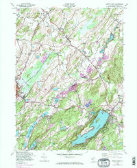 Newton East 1954 topographic map thumbnail