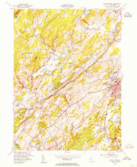 Newton West 1954 topographic map thumbnail
