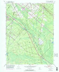 Newtonville 1953 topographic map thumbnail