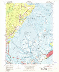 Oceanville 1952 topographic map thumbnail