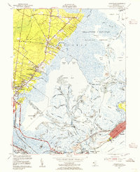 Oceanville 1952 topographic map thumbnail