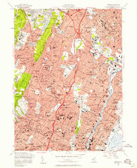 Orange 1955 topographic map thumbnail