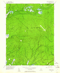 Oswego Lake 1955 topographic map thumbnail