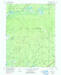 Oswego Lake 1955 topographic map thumbnail