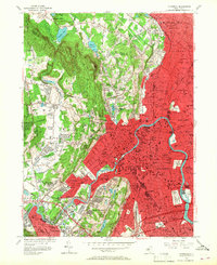 Paterson 1955 topographic map thumbnail