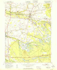 Pemberton 1951 topographic map thumbnail