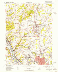 Pennington 1954 topographic map preview