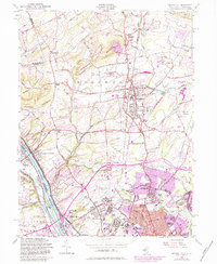 Pennington 1954 topographic map preview