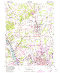 Pennington 1954 topographic map preview