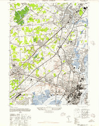 Perth Amboy 1947 topographic map thumbnail