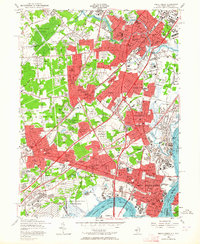 Perth Amboy 1956 topographic map thumbnail