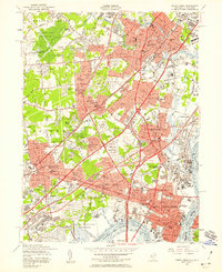 Perth Amboy 1956 topographic map thumbnail
