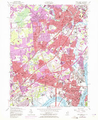 Perth Amboy 1956 topographic map thumbnail