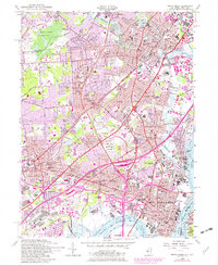 Perth Amboy 1956 topographic map thumbnail