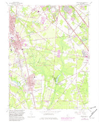 Pitman East 1966 topographic map thumbnail