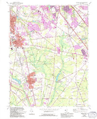 Pitman East 1966 topographic map thumbnail