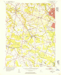 Pitman West 1953 topographic map thumbnail