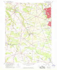 Pitman West 1967 topographic map thumbnail