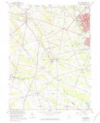 Pitman West 1967 topographic map thumbnail