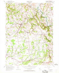 Pittstown 1955 topographic map thumbnail