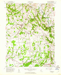 Pittstown 1955 topographic map thumbnail