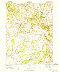 Pittstown 1955 topographic map thumbnail