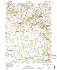 Pittstown 1955 topographic map thumbnail