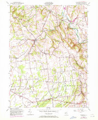 Pittstown 1955 topographic map thumbnail