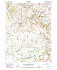 Pittstown 1955 topographic map thumbnail