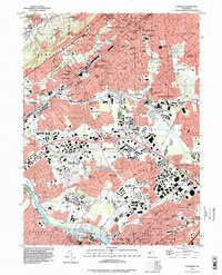 Plainfield 1995 topographic map thumbnail