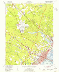 Pleasantville 1952 topographic map thumbnail