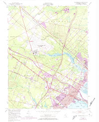 Pleasantville 1952 topographic map thumbnail