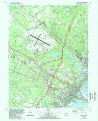 Pleasantville 1989 topographic map thumbnail