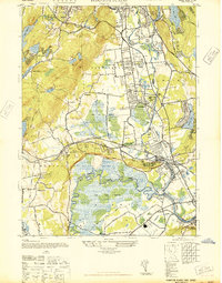 Pompton Plains 1947 topographic map thumbnail
