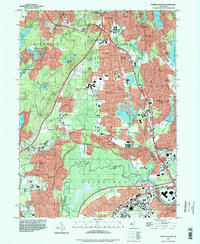 Pompton Plains 1995 topographic map thumbnail