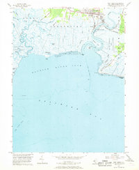 Port Norris 1956 topographic map preview