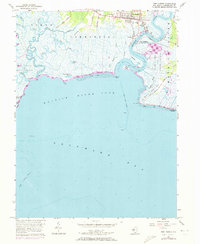 Port Norris 1956 topographic map thumbnail