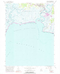 Port Norris 1956 topographic map preview