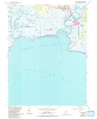 Port Norris 1956 topographic map preview