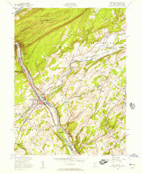 Portland 1955 topographic map thumbnail