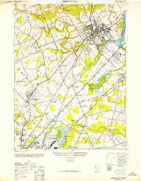Princeton 1952 topographic map thumbnail