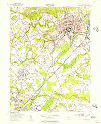Princeton 1954 topographic map thumbnail