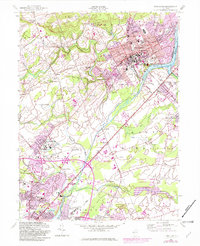 Princeton 1954 topographic map thumbnail