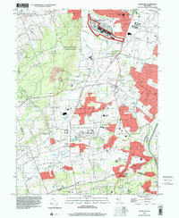 Rocky Hill 1995 topographic map thumbnail