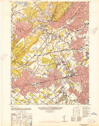 Roselle 1947 topographic map thumbnail